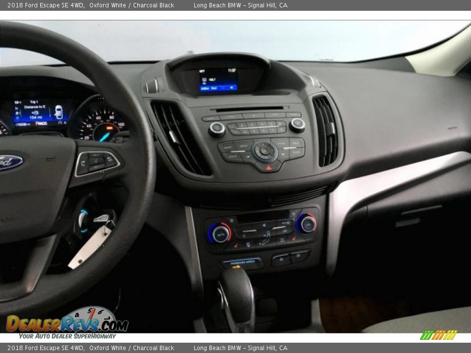 2018 Ford Escape SE 4WD Oxford White / Charcoal Black Photo #5