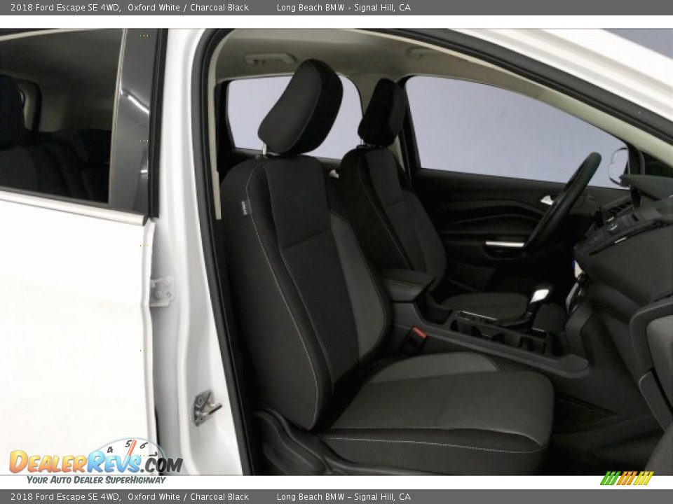 2018 Ford Escape SE 4WD Oxford White / Charcoal Black Photo #6