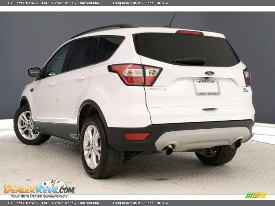 2018 Ford Escape SE 4WD Oxford White / Charcoal Black Photo #10