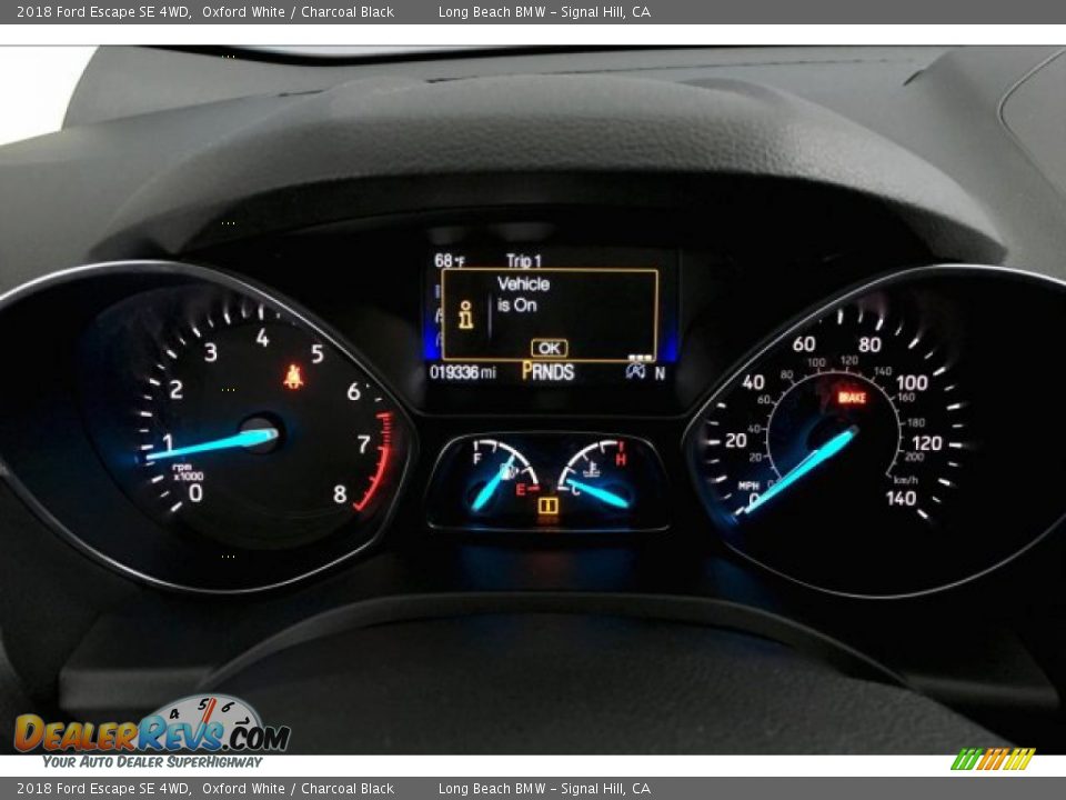 2018 Ford Escape SE 4WD Oxford White / Charcoal Black Photo #16