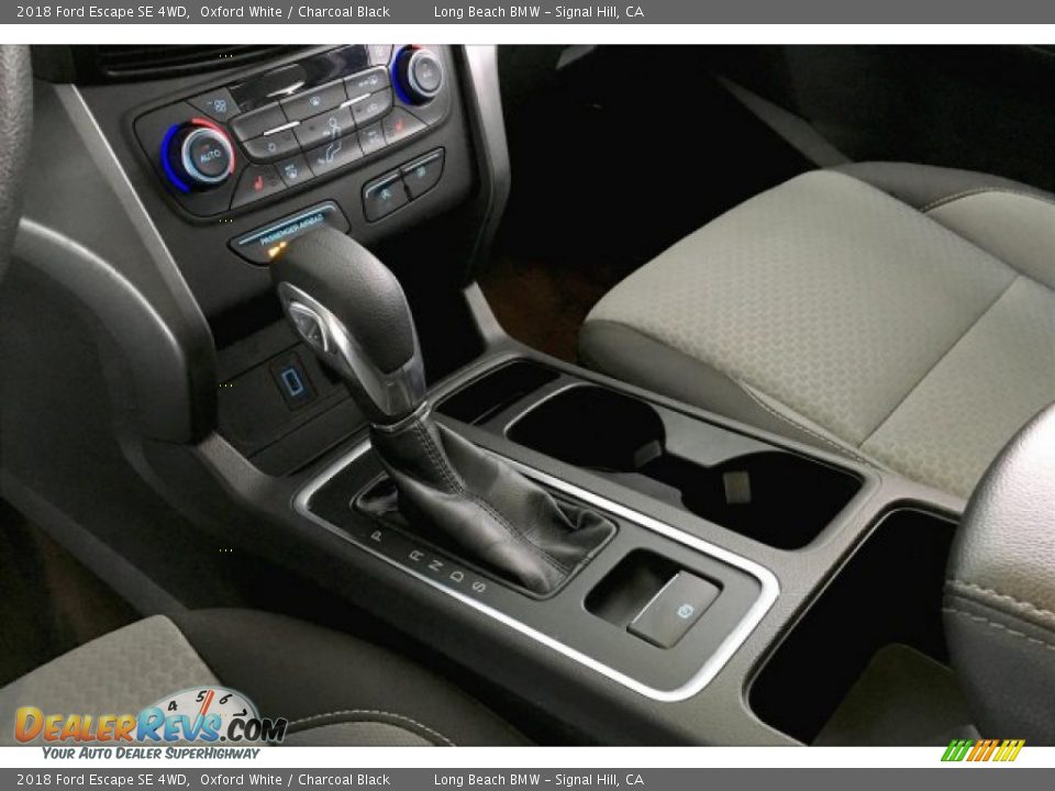 2018 Ford Escape SE 4WD Oxford White / Charcoal Black Photo #18