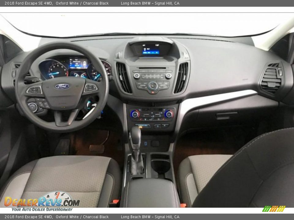 2018 Ford Escape SE 4WD Oxford White / Charcoal Black Photo #20