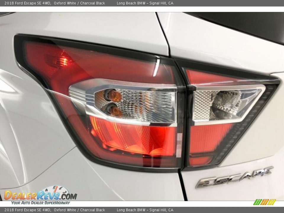 2018 Ford Escape SE 4WD Oxford White / Charcoal Black Photo #22