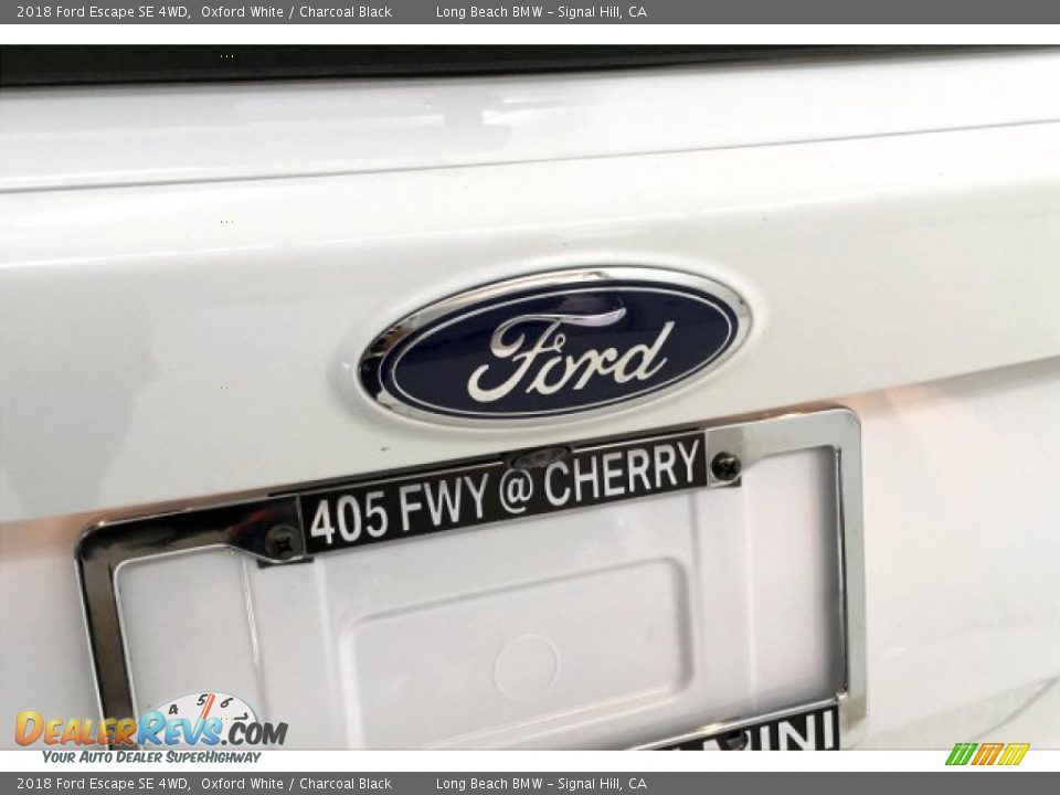 2018 Ford Escape SE 4WD Oxford White / Charcoal Black Photo #23