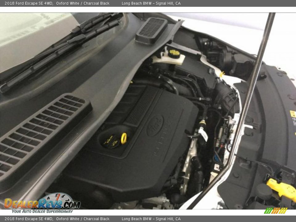 2018 Ford Escape SE 4WD Oxford White / Charcoal Black Photo #26