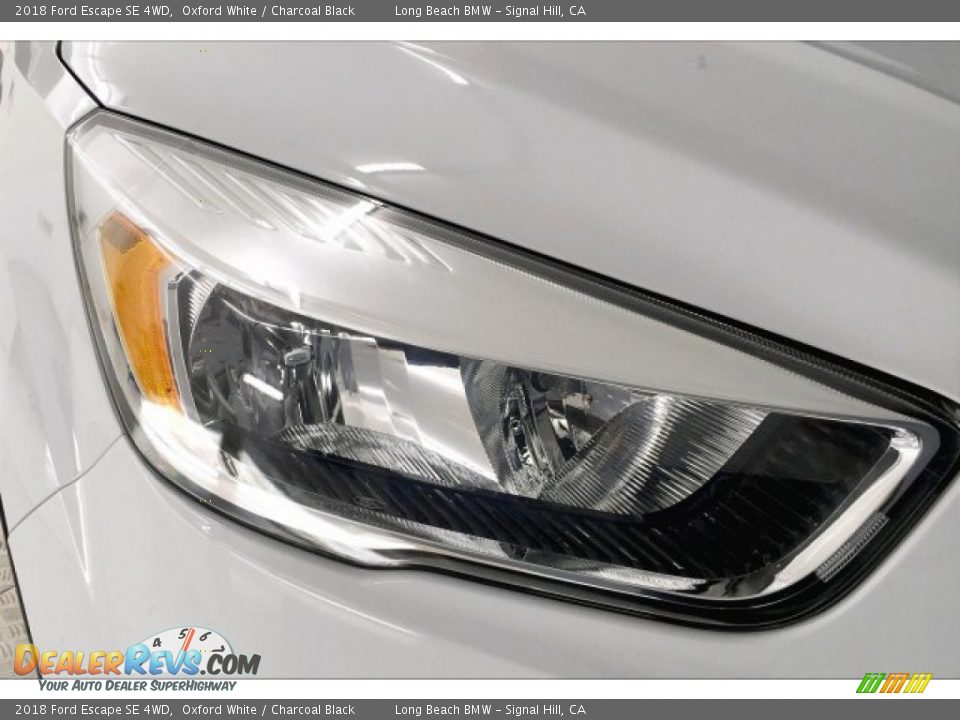 2018 Ford Escape SE 4WD Oxford White / Charcoal Black Photo #27