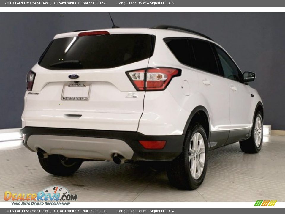 2018 Ford Escape SE 4WD Oxford White / Charcoal Black Photo #29
