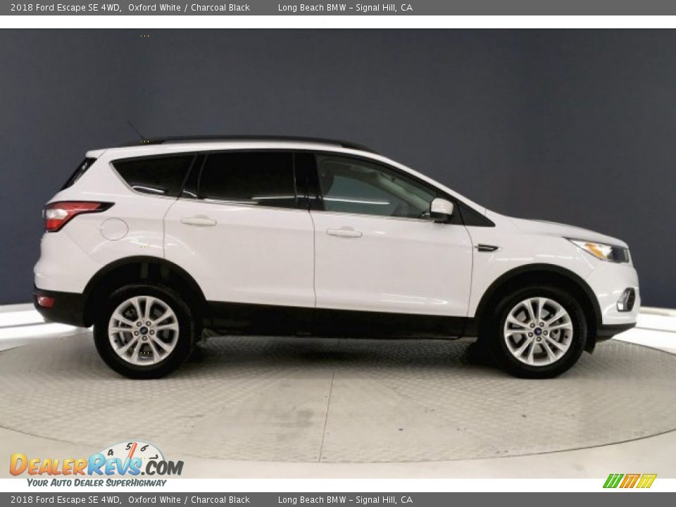 2018 Ford Escape SE 4WD Oxford White / Charcoal Black Photo #30