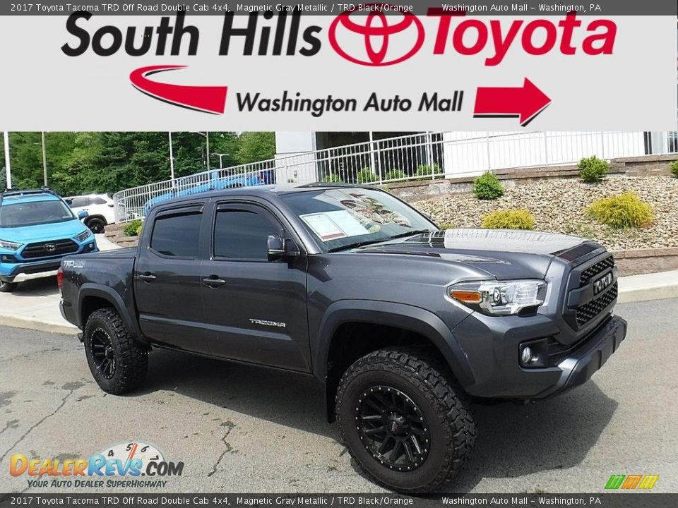 2017 Toyota Tacoma TRD Off Road Double Cab 4x4 Magnetic Gray Metallic / TRD Black/Orange Photo #1