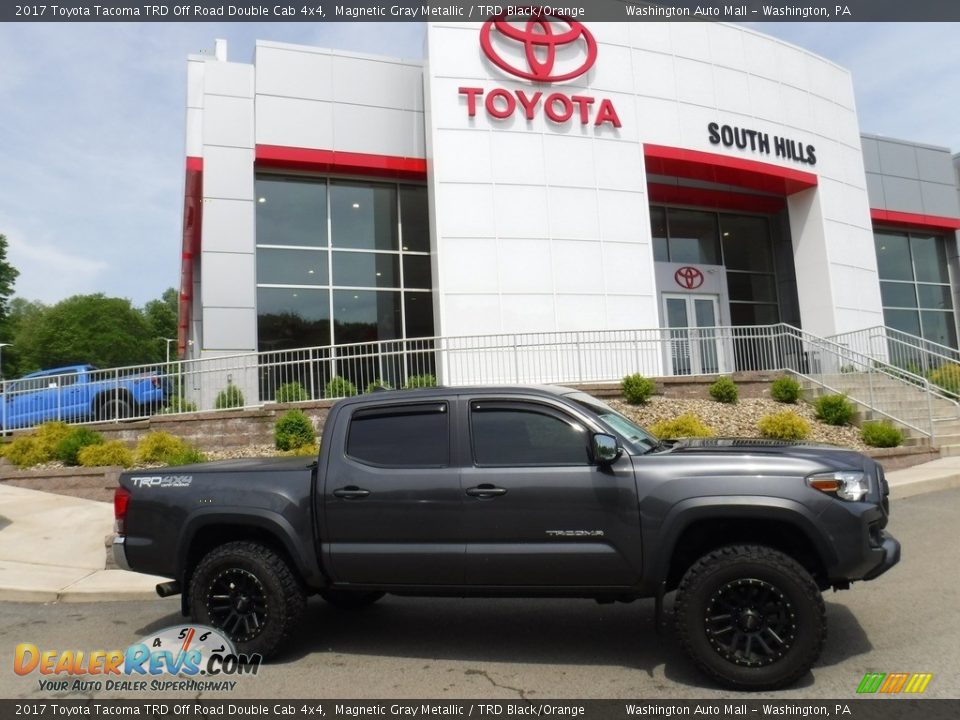2017 Toyota Tacoma TRD Off Road Double Cab 4x4 Magnetic Gray Metallic / TRD Black/Orange Photo #2