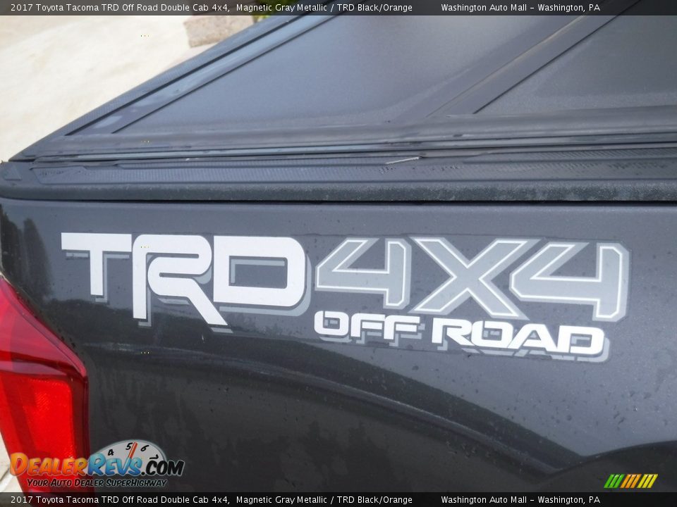 2017 Toyota Tacoma TRD Off Road Double Cab 4x4 Magnetic Gray Metallic / TRD Black/Orange Photo #6