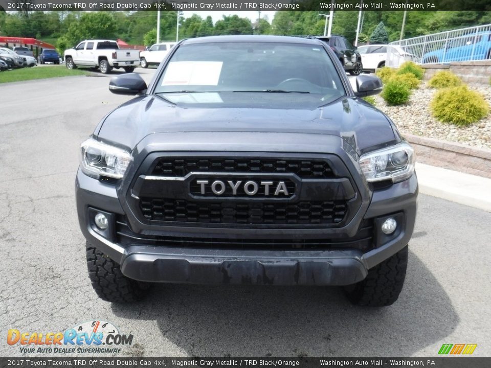 2017 Toyota Tacoma TRD Off Road Double Cab 4x4 Magnetic Gray Metallic / TRD Black/Orange Photo #7