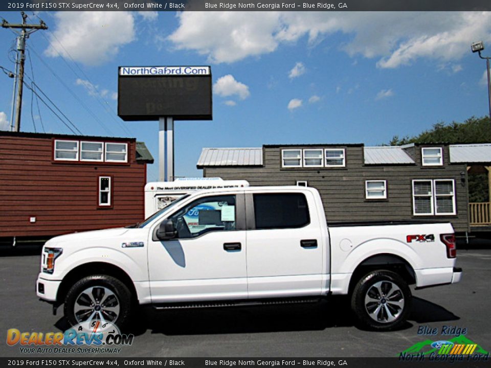 2019 Ford F150 STX SuperCrew 4x4 Oxford White / Black Photo #2