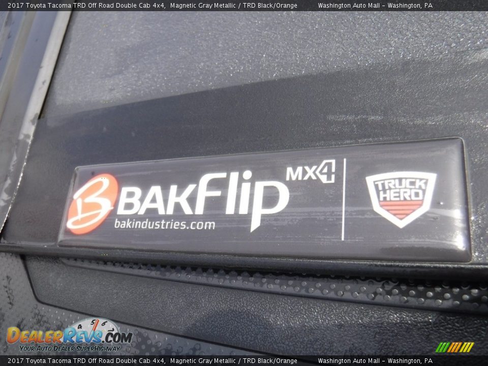 2017 Toyota Tacoma TRD Off Road Double Cab 4x4 Magnetic Gray Metallic / TRD Black/Orange Photo #12