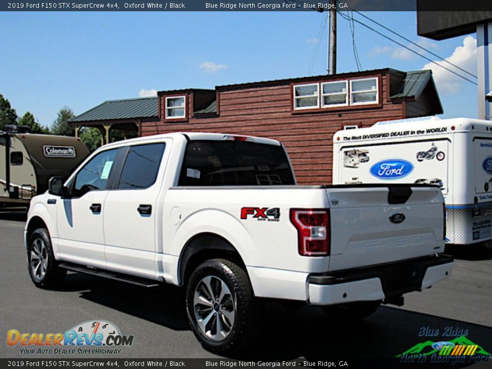 2019 Ford F150 STX SuperCrew 4x4 Oxford White / Black Photo #3