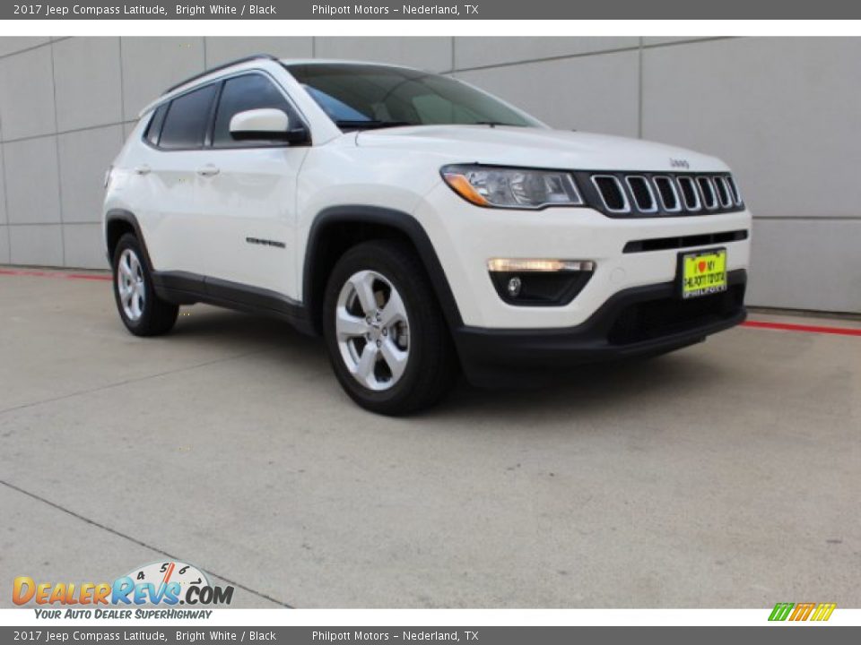2017 Jeep Compass Latitude Bright White / Black Photo #2