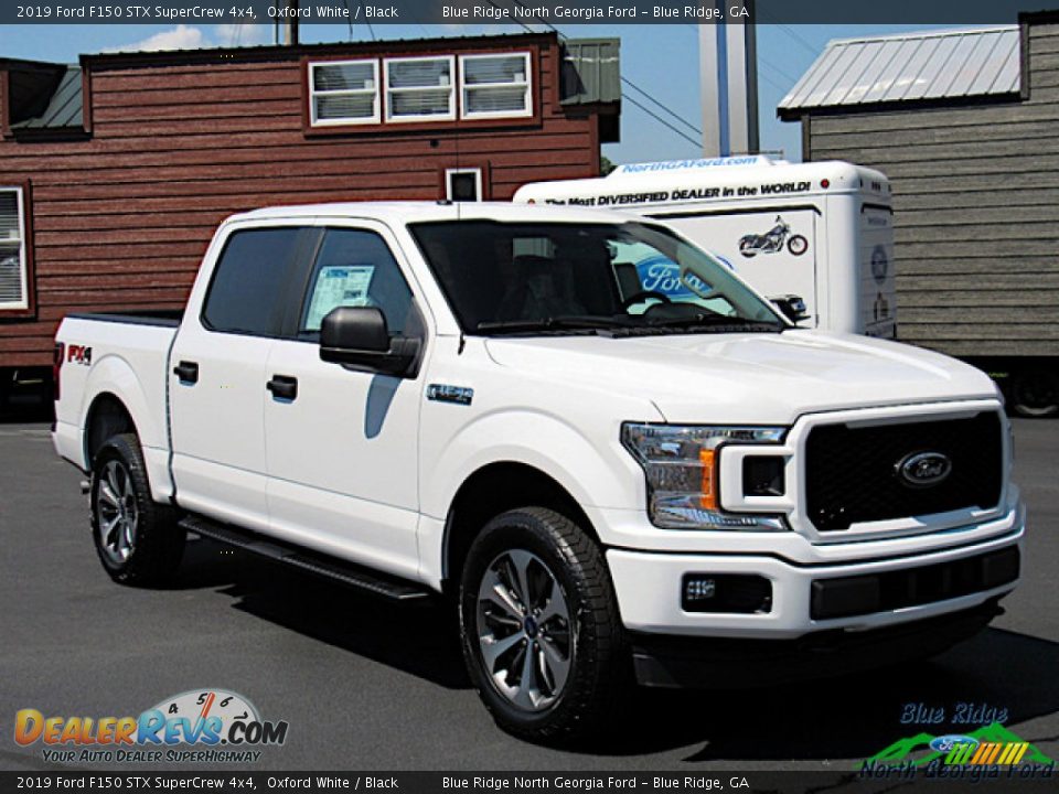 2019 Ford F150 STX SuperCrew 4x4 Oxford White / Black Photo #7