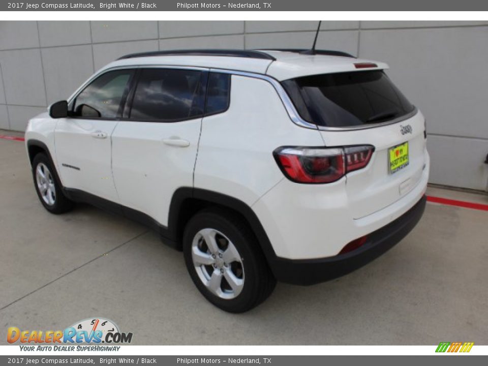 2017 Jeep Compass Latitude Bright White / Black Photo #6
