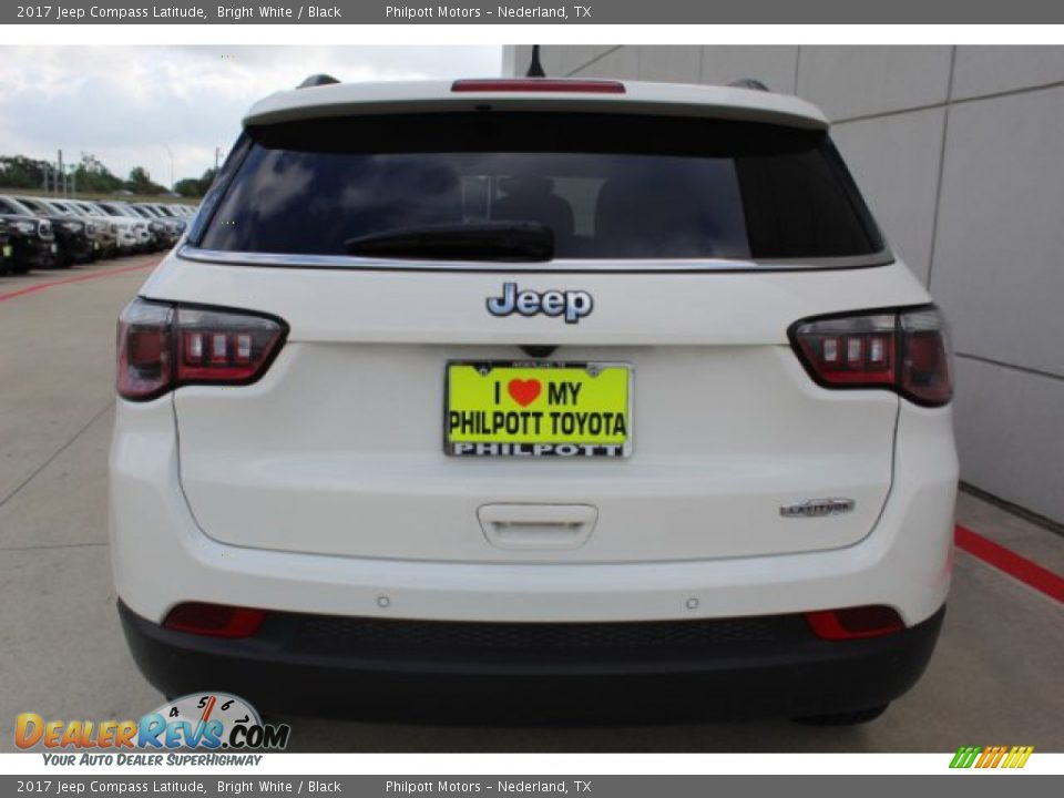 2017 Jeep Compass Latitude Bright White / Black Photo #7