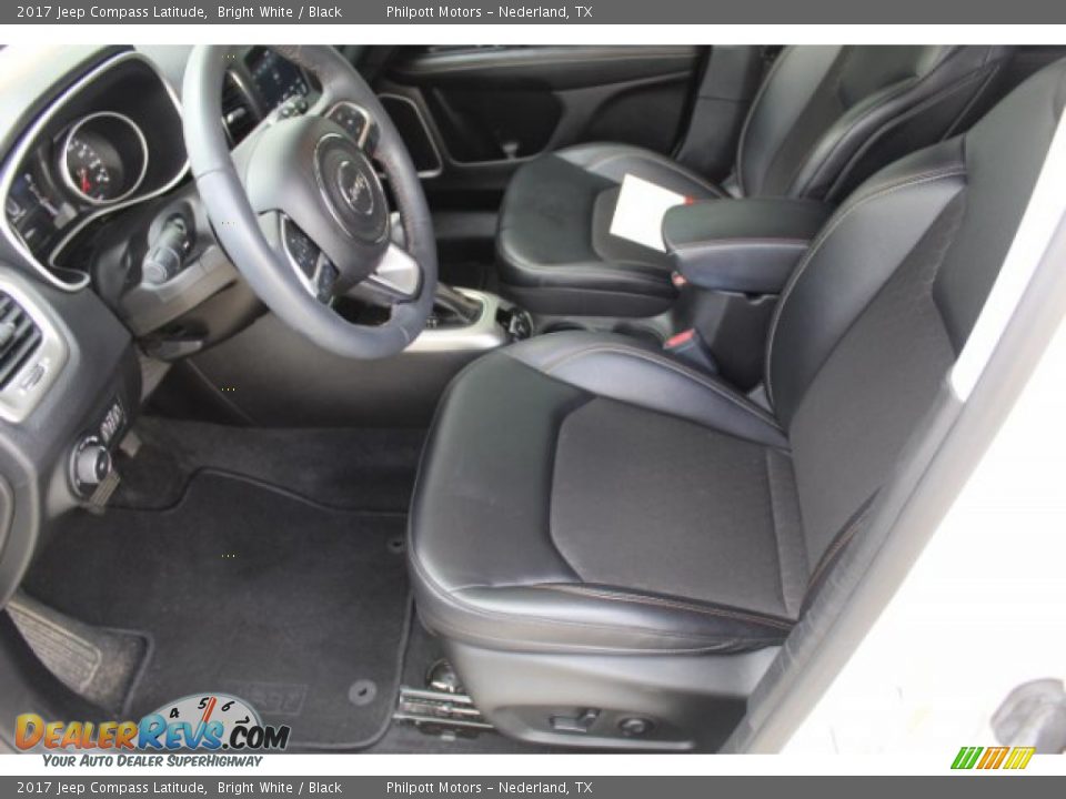 2017 Jeep Compass Latitude Bright White / Black Photo #10
