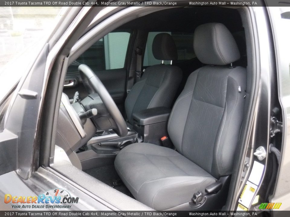 2017 Toyota Tacoma TRD Off Road Double Cab 4x4 Magnetic Gray Metallic / TRD Black/Orange Photo #21