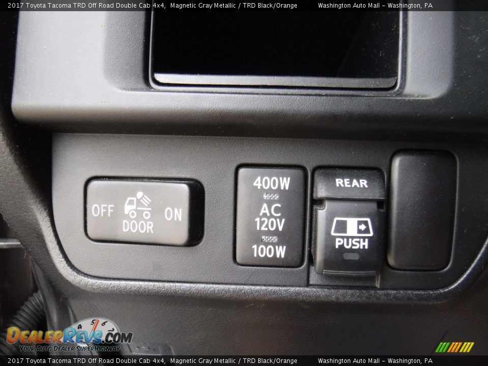 2017 Toyota Tacoma TRD Off Road Double Cab 4x4 Magnetic Gray Metallic / TRD Black/Orange Photo #23