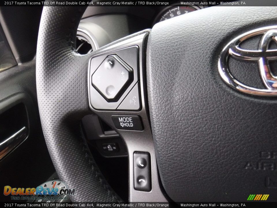 2017 Toyota Tacoma TRD Off Road Double Cab 4x4 Magnetic Gray Metallic / TRD Black/Orange Photo #29