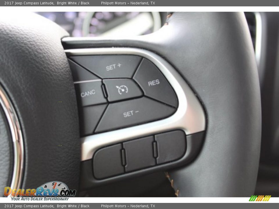 2017 Jeep Compass Latitude Bright White / Black Photo #21