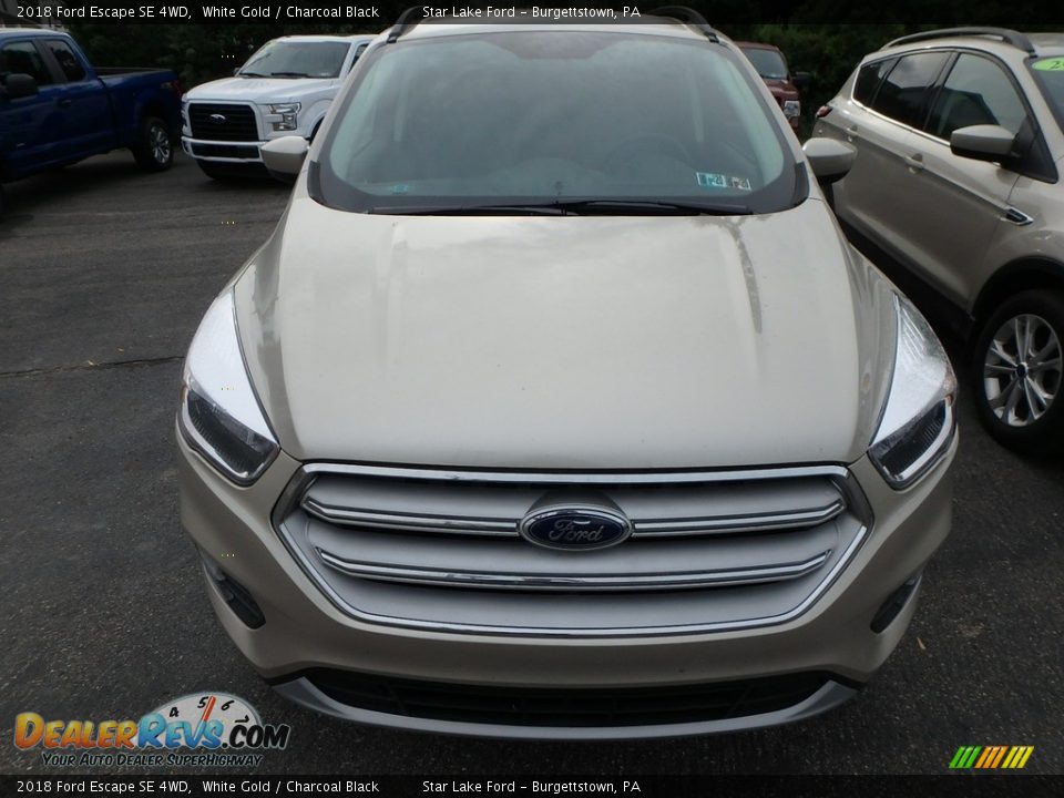 2018 Ford Escape SE 4WD White Gold / Charcoal Black Photo #2