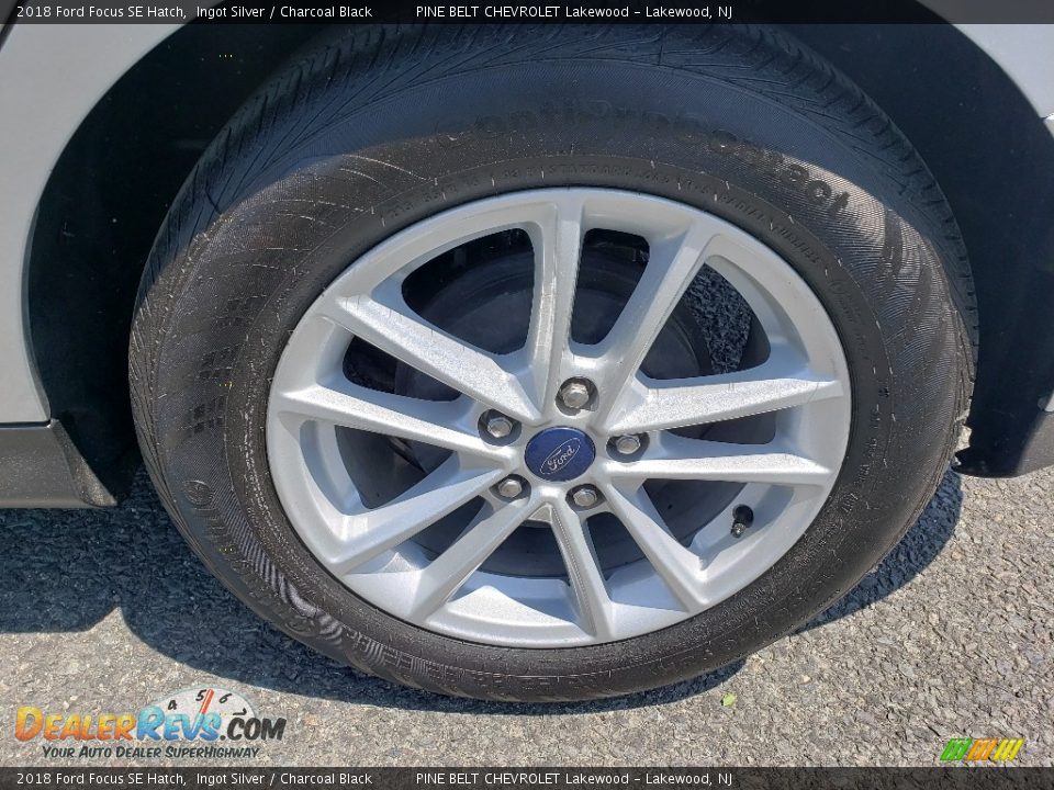 2018 Ford Focus SE Hatch Ingot Silver / Charcoal Black Photo #20
