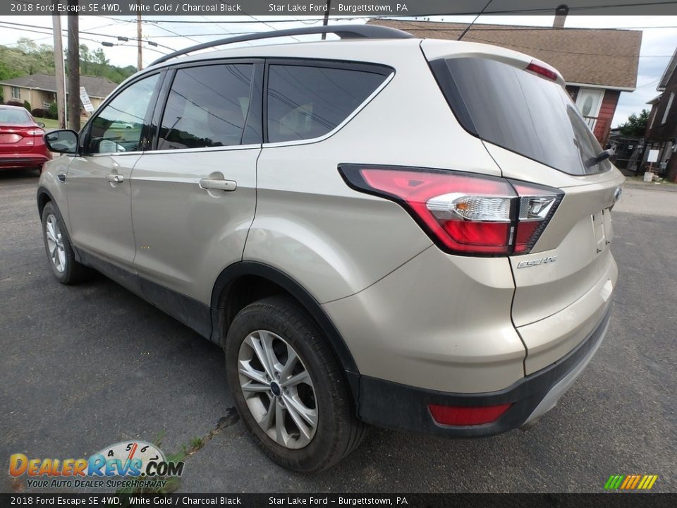 2018 Ford Escape SE 4WD White Gold / Charcoal Black Photo #4