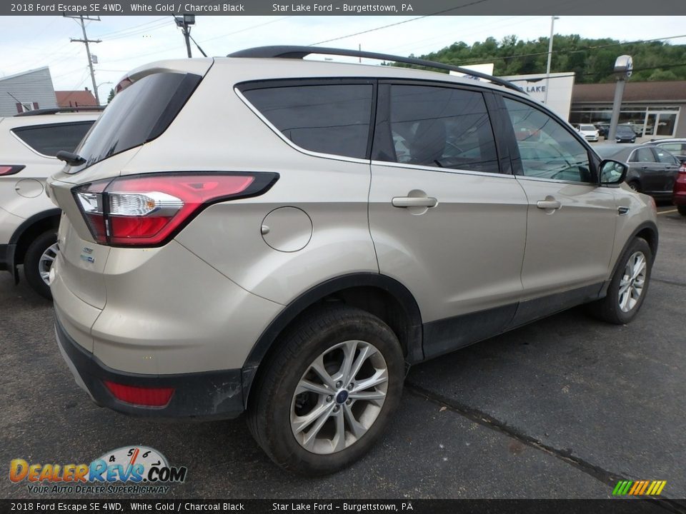2018 Ford Escape SE 4WD White Gold / Charcoal Black Photo #5