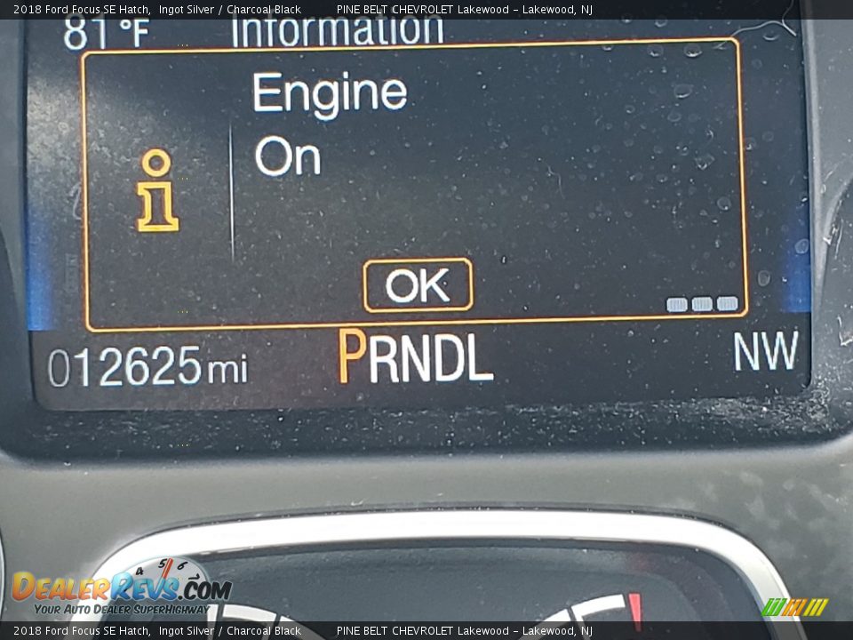 2018 Ford Focus SE Hatch Ingot Silver / Charcoal Black Photo #30