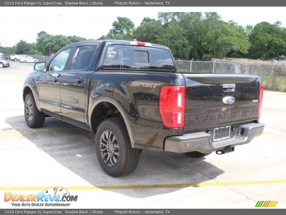 2019 Ford Ranger XL SuperCrew Shadow Black / Ebony Photo #6