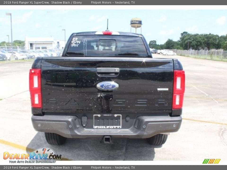 2019 Ford Ranger XL SuperCrew Shadow Black / Ebony Photo #7