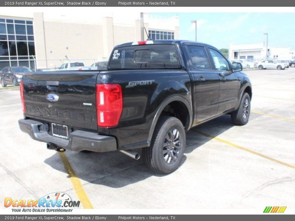 2019 Ford Ranger XL SuperCrew Shadow Black / Ebony Photo #8