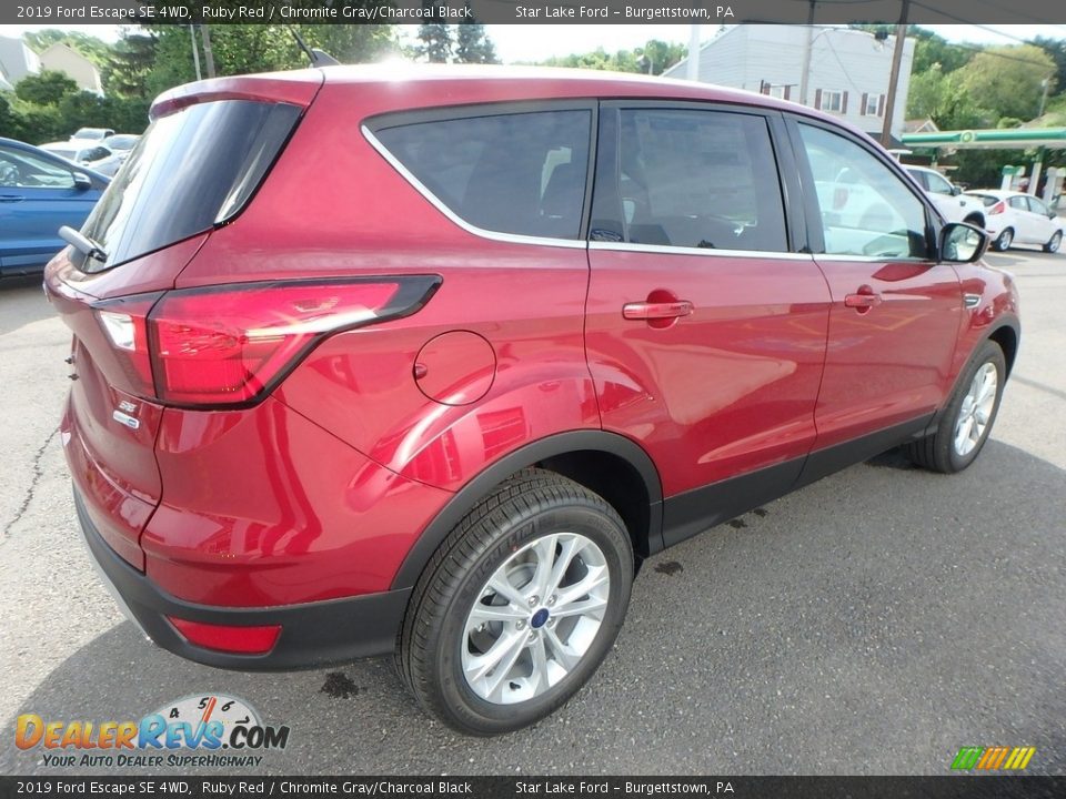 2019 Ford Escape SE 4WD Ruby Red / Chromite Gray/Charcoal Black Photo #5