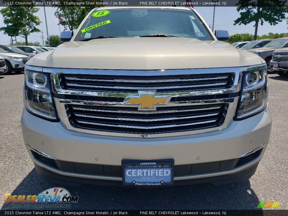 2015 Chevrolet Tahoe LTZ 4WD Champagne Silver Metallic / Jet Black Photo #2