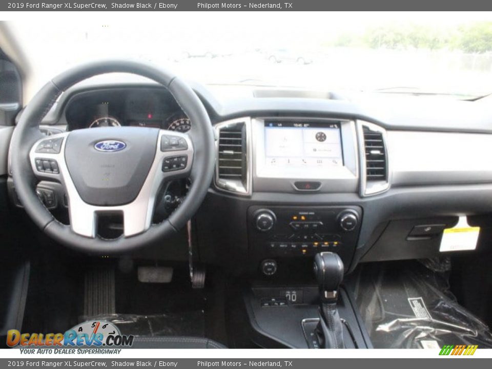 2019 Ford Ranger XL SuperCrew Shadow Black / Ebony Photo #19