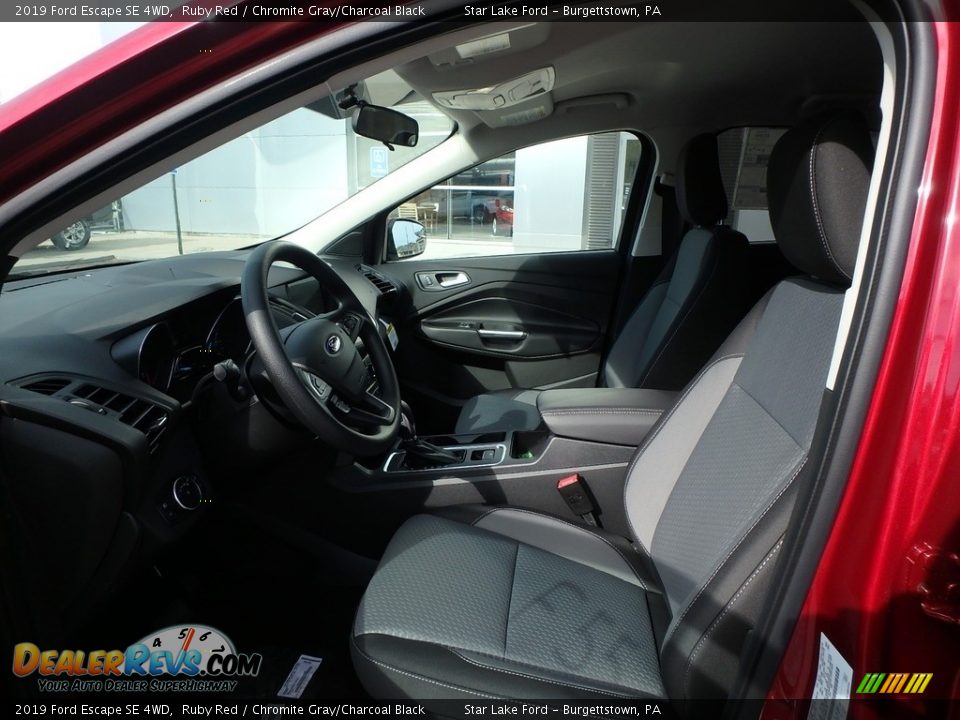 2019 Ford Escape SE 4WD Ruby Red / Chromite Gray/Charcoal Black Photo #10