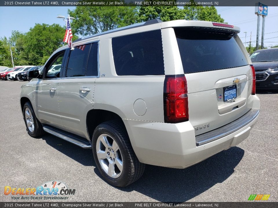 2015 Chevrolet Tahoe LTZ 4WD Champagne Silver Metallic / Jet Black Photo #5