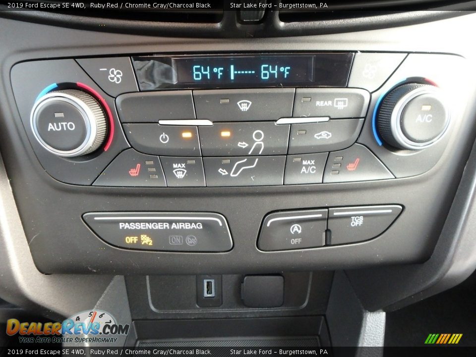 2019 Ford Escape SE 4WD Ruby Red / Chromite Gray/Charcoal Black Photo #20