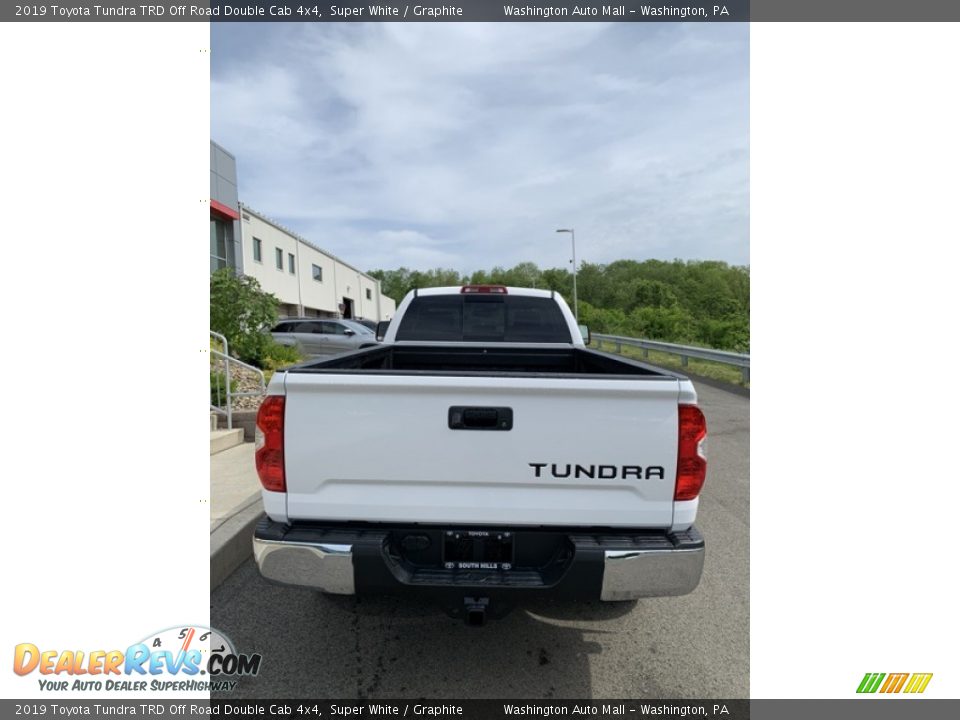 2019 Toyota Tundra TRD Off Road Double Cab 4x4 Super White / Graphite Photo #5