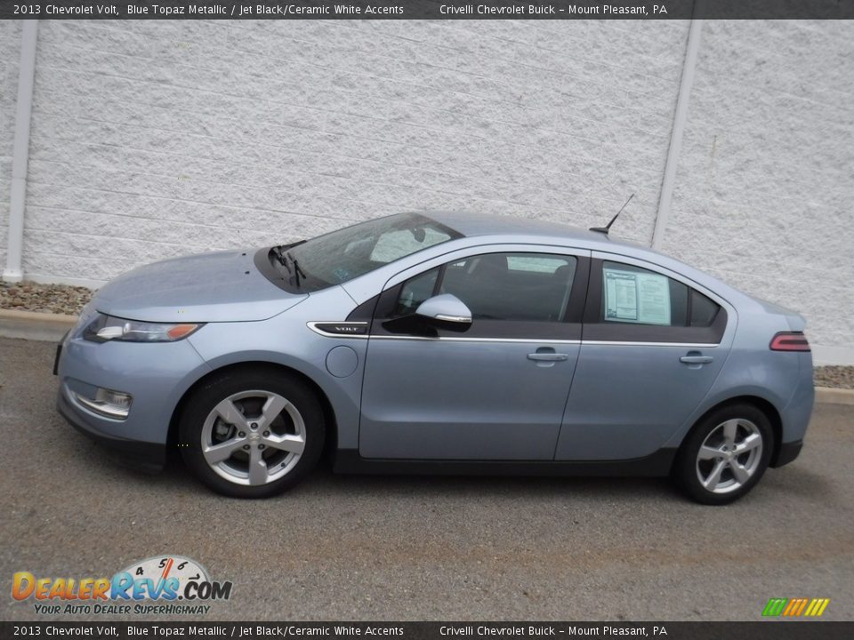 2013 Chevrolet Volt Blue Topaz Metallic / Jet Black/Ceramic White Accents Photo #2