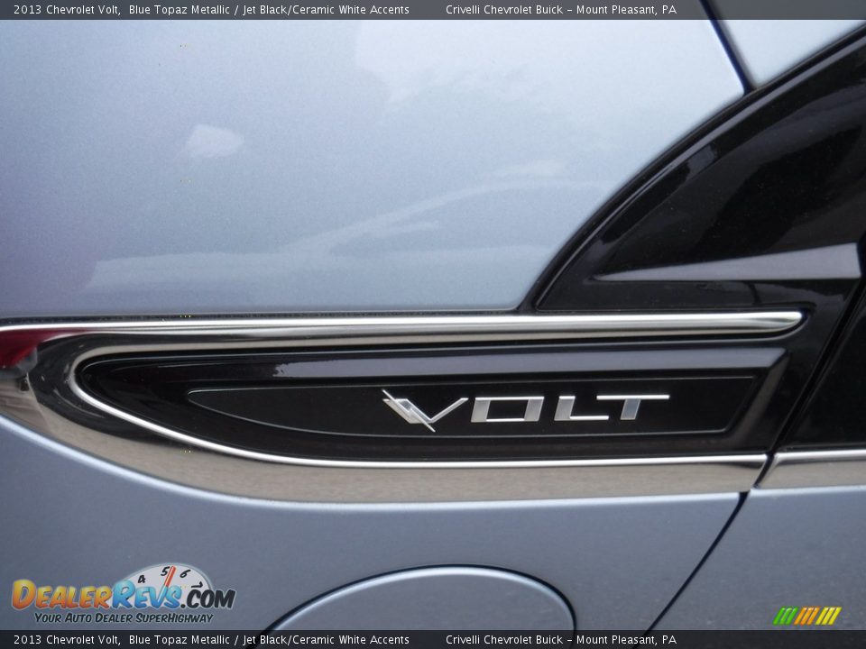 2013 Chevrolet Volt Blue Topaz Metallic / Jet Black/Ceramic White Accents Photo #3