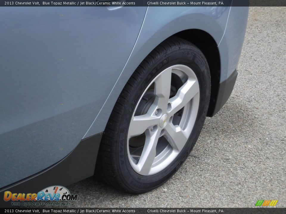 2013 Chevrolet Volt Blue Topaz Metallic / Jet Black/Ceramic White Accents Photo #4