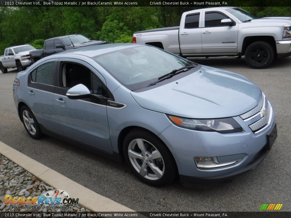 2013 Chevrolet Volt Blue Topaz Metallic / Jet Black/Ceramic White Accents Photo #6
