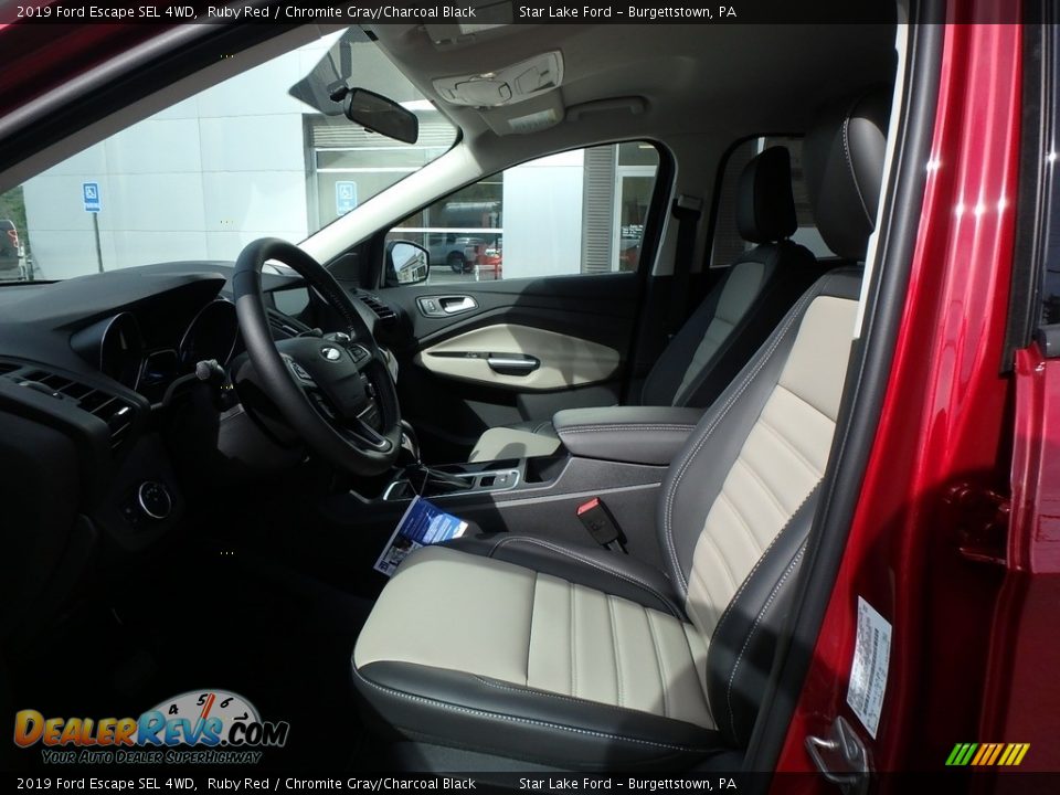 2019 Ford Escape SEL 4WD Ruby Red / Chromite Gray/Charcoal Black Photo #11