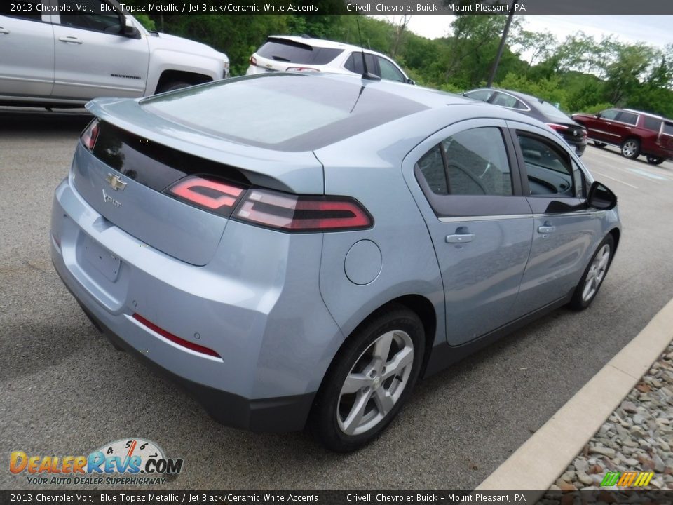 2013 Chevrolet Volt Blue Topaz Metallic / Jet Black/Ceramic White Accents Photo #7
