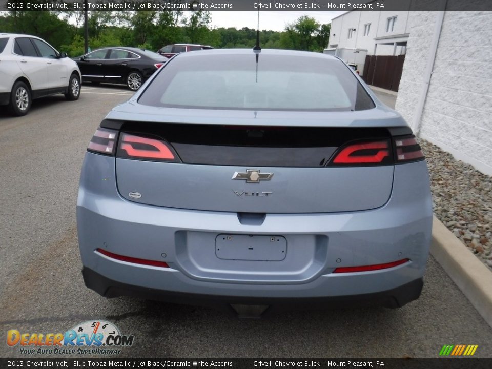 2013 Chevrolet Volt Blue Topaz Metallic / Jet Black/Ceramic White Accents Photo #8